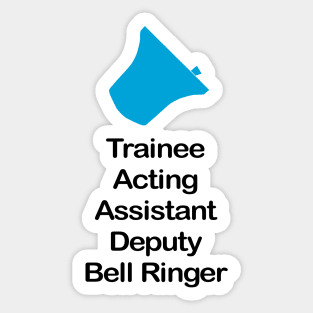 Trainee Bell Ringer (Light Background) Sticker